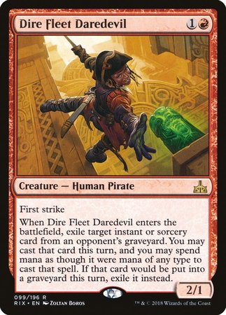 Dire Fleet Daredevil [Rivals of Ixalan] | Cracking-Singles