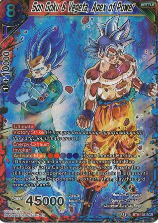 Son Goku & Vegeta, Apex of Power [BT9-136] | Cracking-Singles