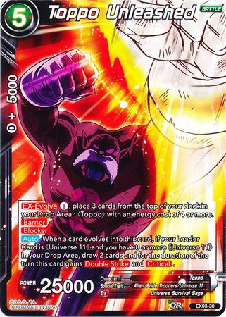 Toppo Unleashed [EX03-30] | Cracking-Singles