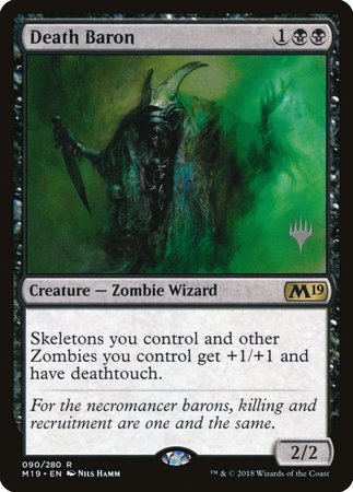 Death Baron [Core Set 2019 Promos] | Cracking-Singles