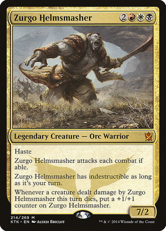 Zurgo Helmsmasher [Khans of Tarkir] | Cracking-Singles