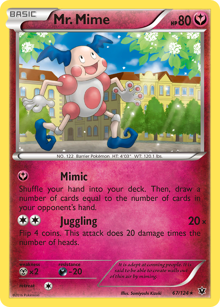 Mr. Mime (67/124) [XY: Fates Collide] | Cracking-Singles