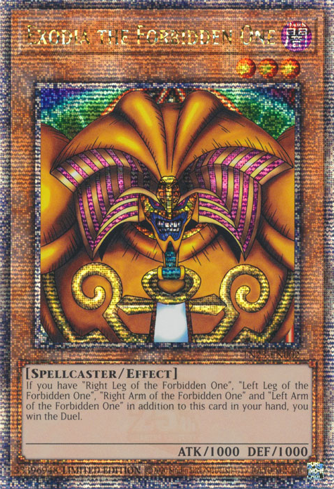 Exodia the Forbidden One [TN23-EN002] Quarter Century Secret Rare | Cracking-Singles