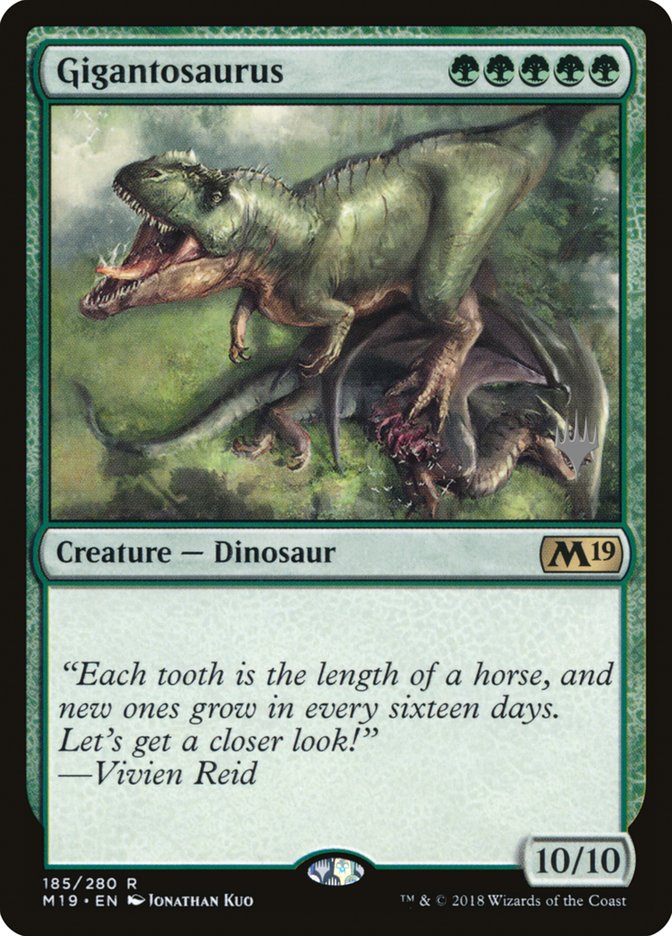 Gigantosaurus [Core Set 2019 Promos] | Cracking-Singles