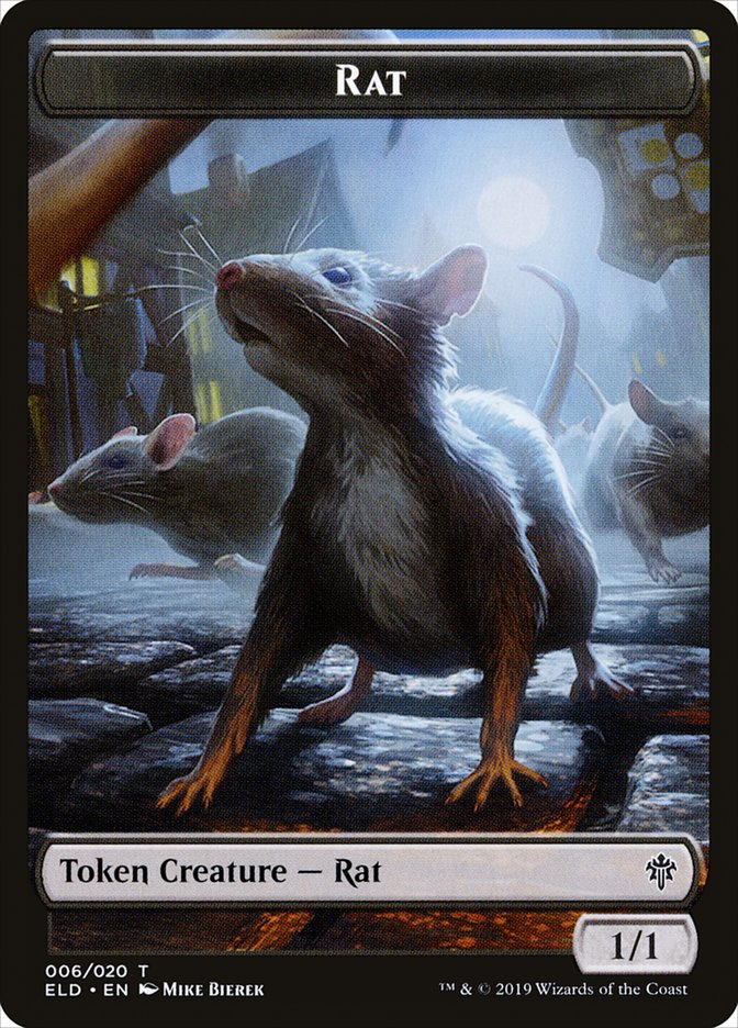 Rat [Throne of Eldraine Tokens] | Cracking-Singles