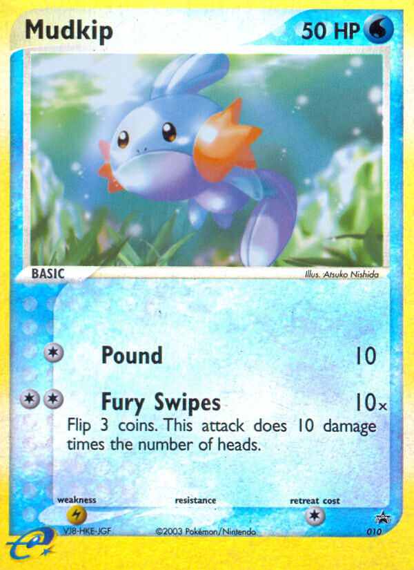 Mudkip (010) [Nintendo: Black Star Promos] | Cracking-Singles