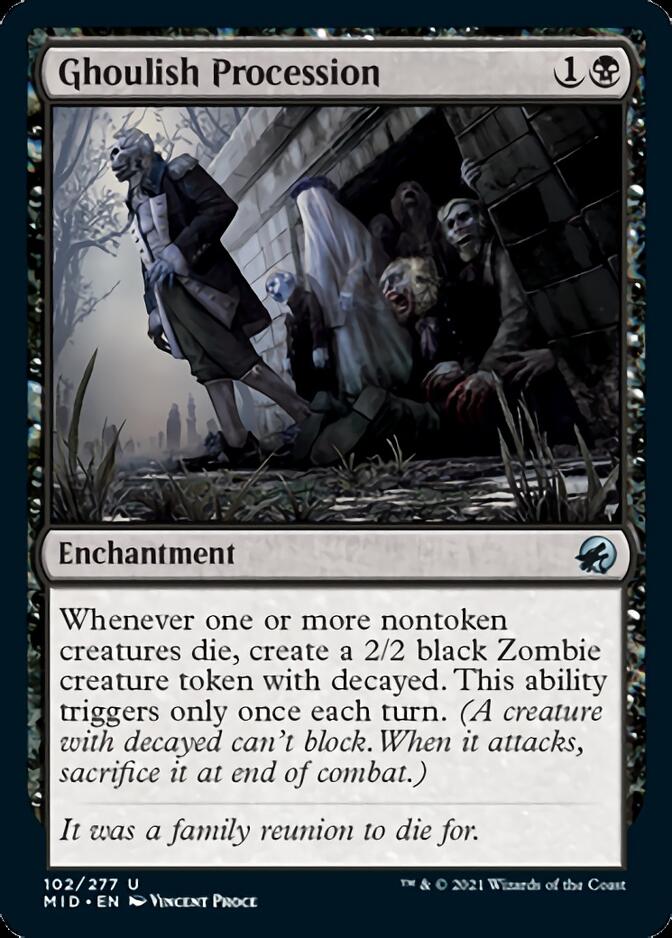 Ghoulish Procession [Innistrad: Midnight Hunt] | Cracking-Singles