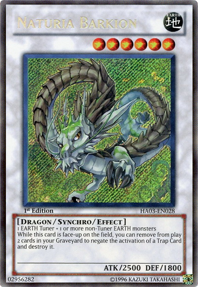 Naturia Barkion [HA03-EN028] Secret Rare | Cracking-Singles