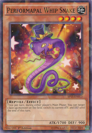 Performapal Whip Snake [SP15-EN013] Shatterfoil Rare | Cracking-Singles