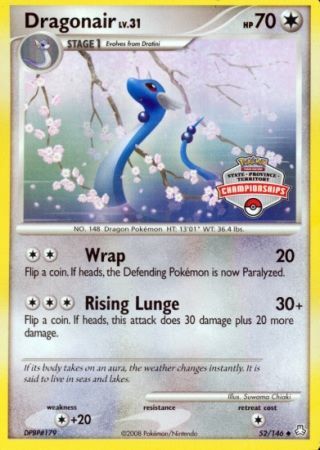 Dragonair (52/146) (State Province Territory Championship) [Diamond & Pearl: Legends Awakened] | Cracking-Singles