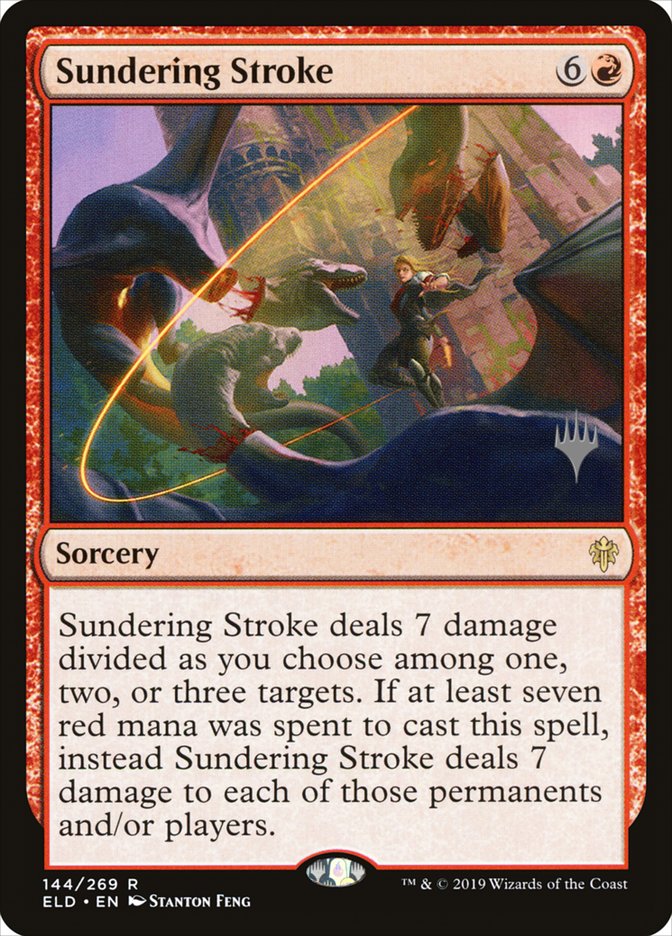 Sundering Stroke (Promo Pack) [Throne of Eldraine Promos] | Cracking-Singles