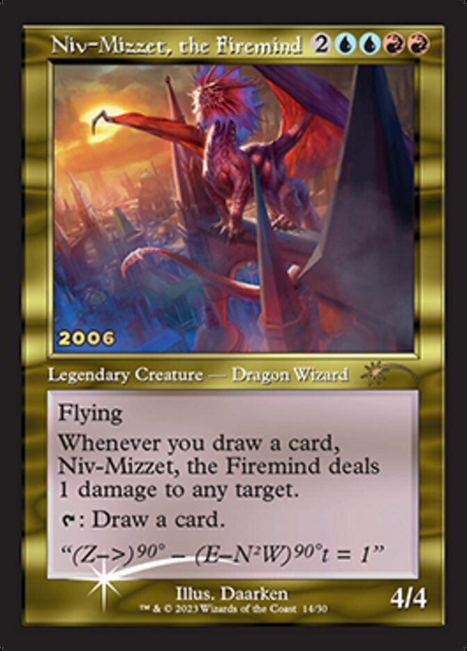 Niv-Mizzet, the Firemind [30th Anniversary Promos] | Cracking-Singles