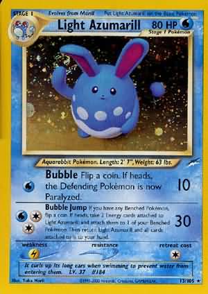 Light Azumarill (13/105) [Neo Destiny Unlimited] | Cracking-Singles