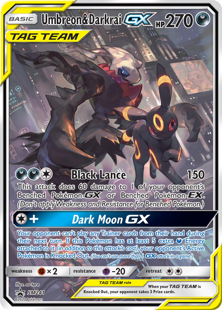 Umbreon & Darkrai GX (SM241) [Sun & Moon: Black Star Promos] | Cracking-Singles