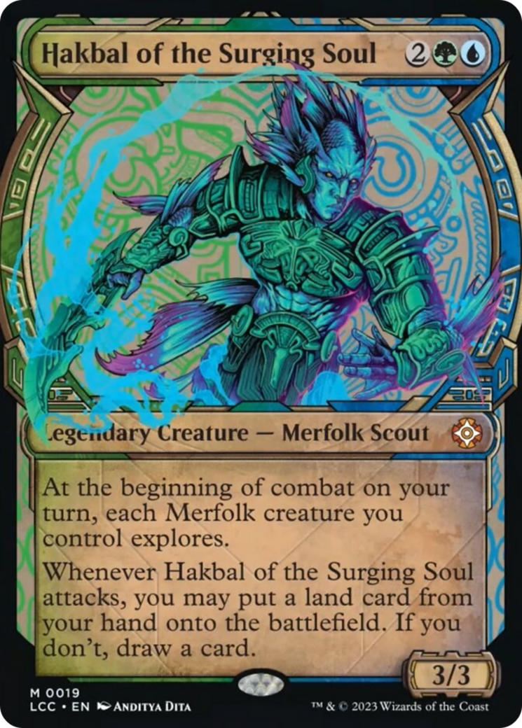 Hakbal of the Surging Soul (Showcase) [The Lost Caverns of Ixalan Commander] | Cracking-Singles