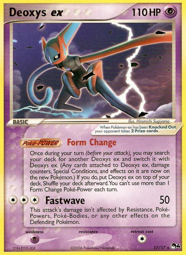 Deoxys ex (17/17) [POP Series 4] | Cracking-Singles