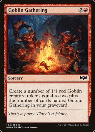 Goblin Gathering [Ravnica Allegiance] | Cracking-Singles