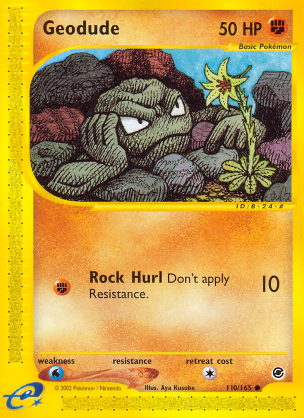 Geodude (110/165) [Expedition: Base Set] | Cracking-Singles