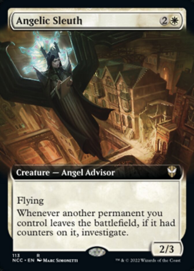 Angelic Sleuth (Extended Art) [Streets of New Capenna Commander] | Cracking-Singles