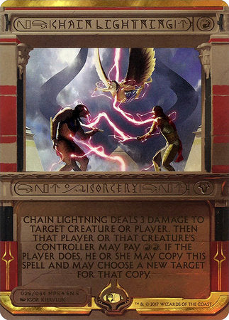 Chain Lightning [Amonkhet Invocations] | Cracking-Singles