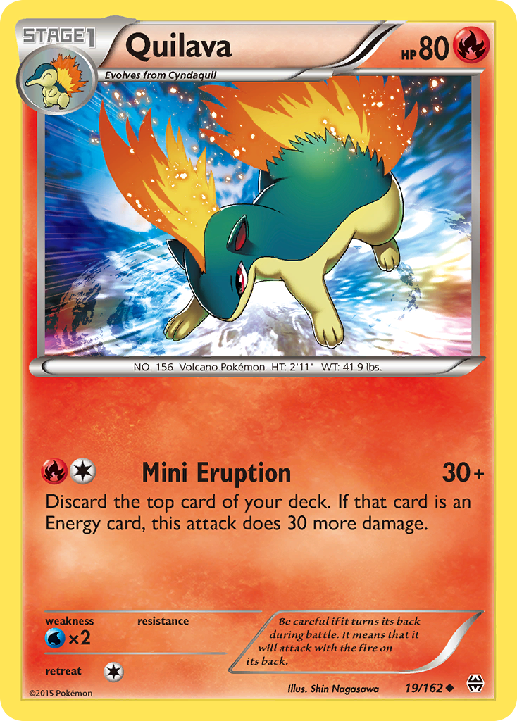 Quilava (19/162) [XY: BREAKthrough] | Cracking-Singles