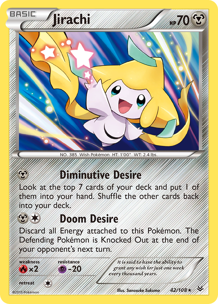 Jirachi (42/108) [XY: Roaring Skies] | Cracking-Singles