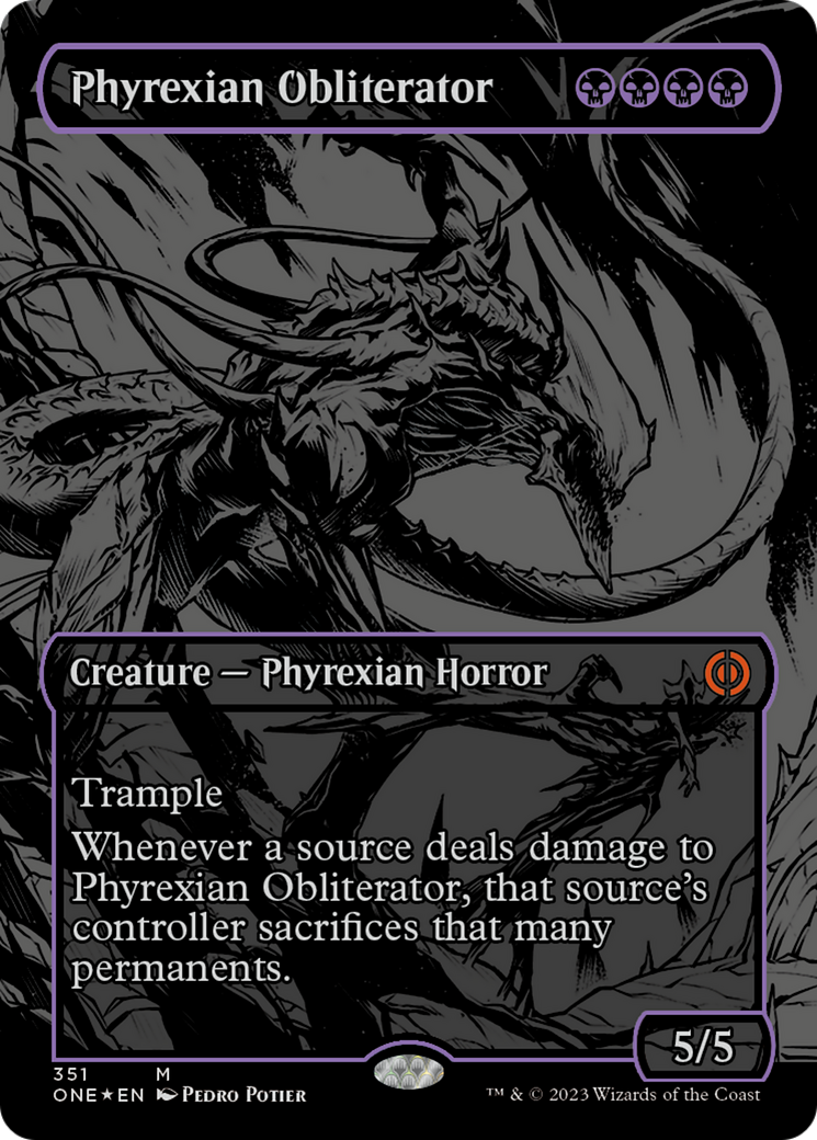 Phyrexian Obliterator (Oil Slick Raised Foil) [Phyrexia: All Will Be One] | Cracking-Singles