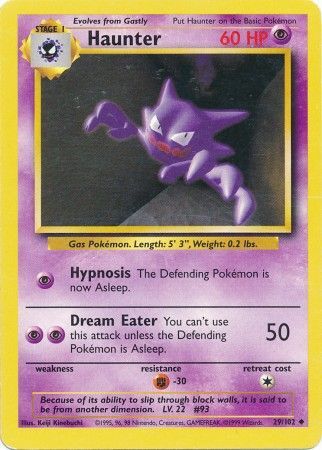 Haunter (29/102) [Base Set Unlimited] | Cracking-Singles