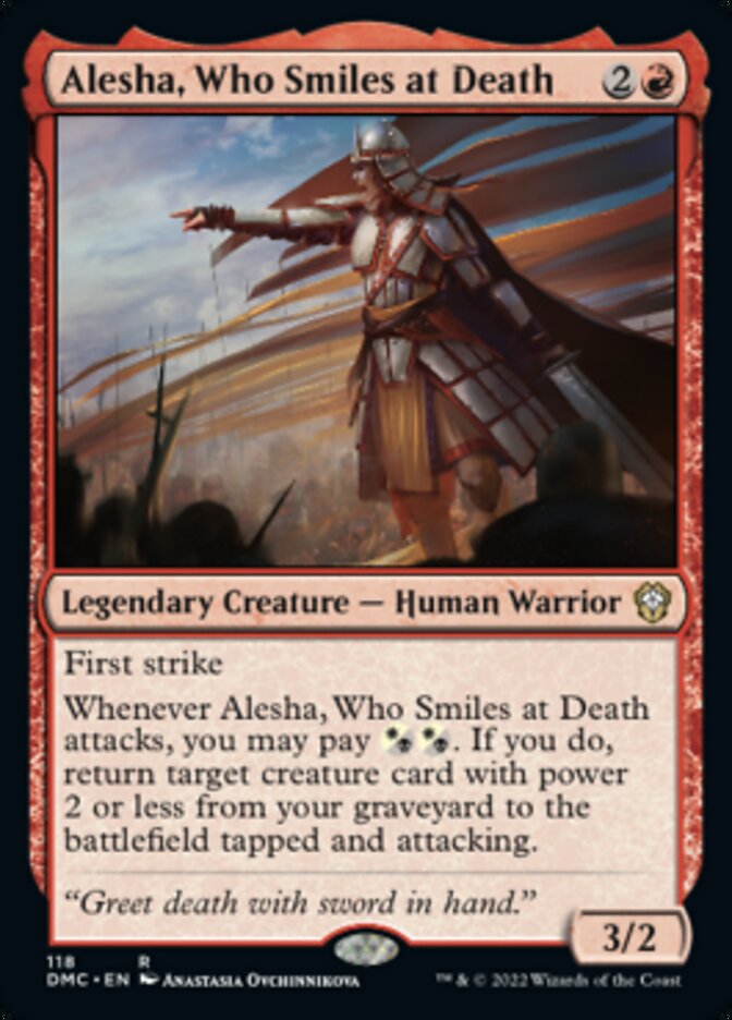 Alesha, Who Smiles at Death [Dominaria United Commander] | Cracking-Singles