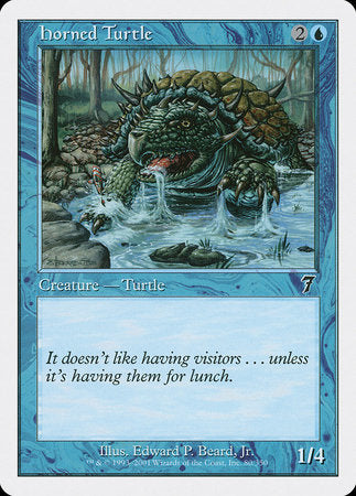 Horned Turtle [Seventh Edition] | Cracking-Singles