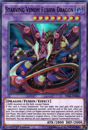 Starving Venom Fusion Dragon [FIGA-EN060] Super Rare | Cracking-Singles