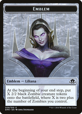 Emblem - Liliana, the Last Hope [Eldritch Moon Tokens] | Cracking-Singles