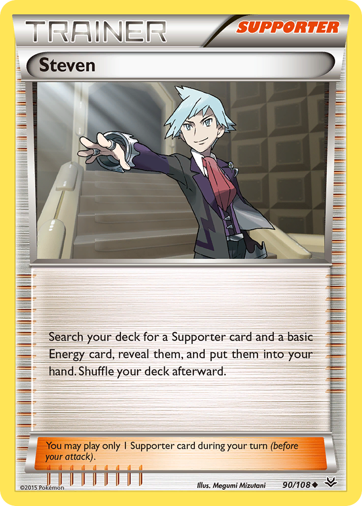 Steven (90/108) [XY: Roaring Skies] | Cracking-Singles