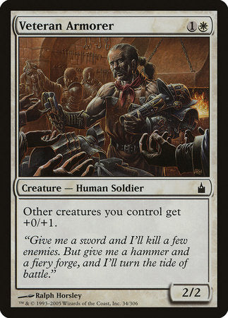 Veteran Armorer [Ravnica: City of Guilds] | Cracking-Singles