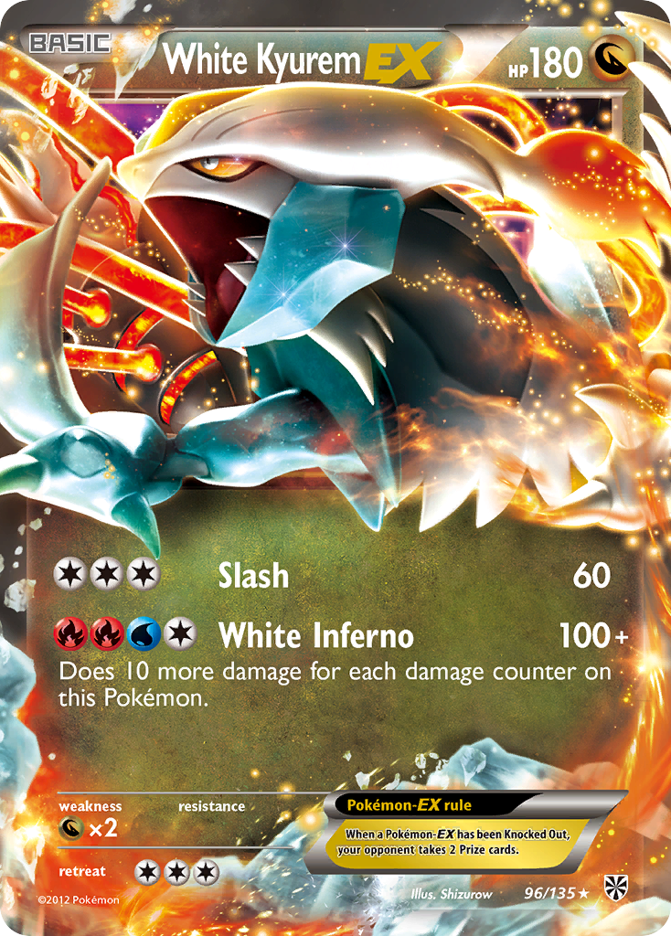 White Kyurem EX (96/135) [Black & White: Plasma Storm] | Cracking-Singles