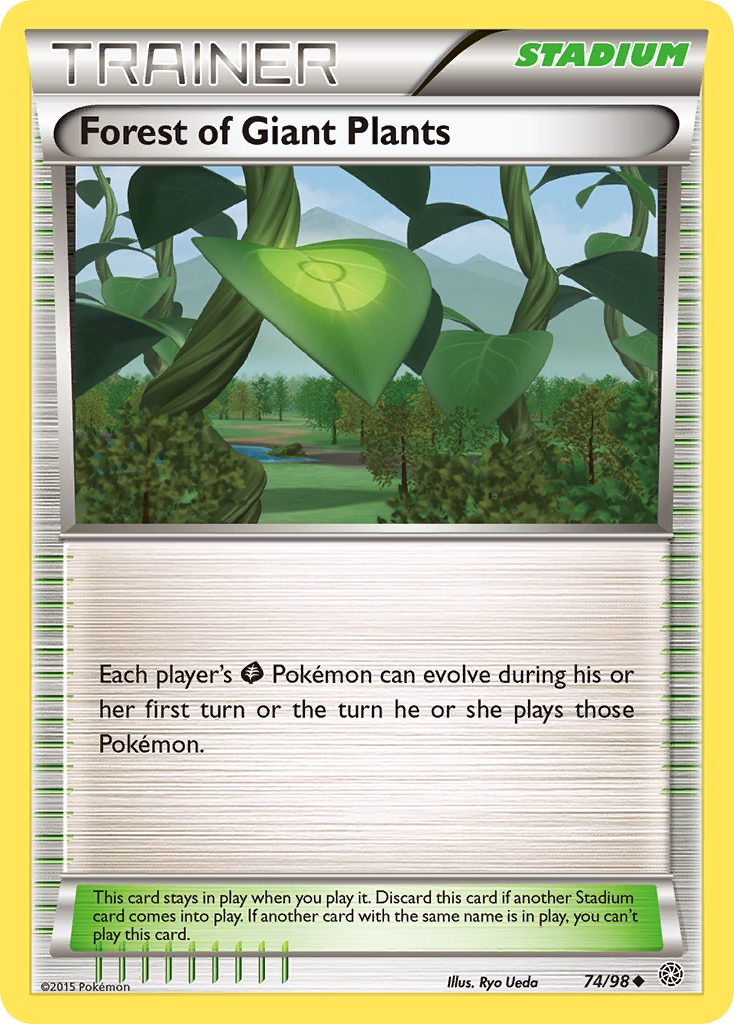 Forest of Giant Plants (74/98) [XY: Ancient Origins] | Cracking-Singles