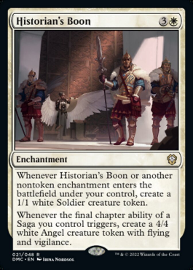 Historian's Boon [Dominaria United Commander] | Cracking-Singles