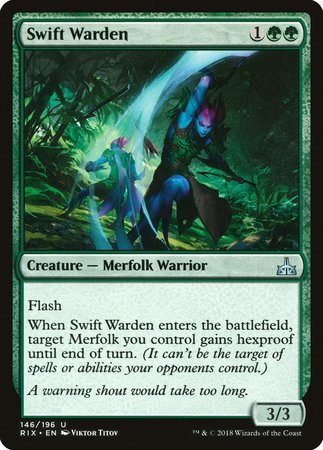 Swift Warden [Rivals of Ixalan] | Cracking-Singles