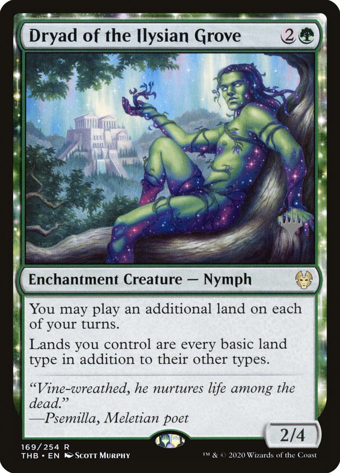 Dryad of the Ilysian Grove (Promo Pack) [Theros Beyond Death Promos] | Cracking-Singles