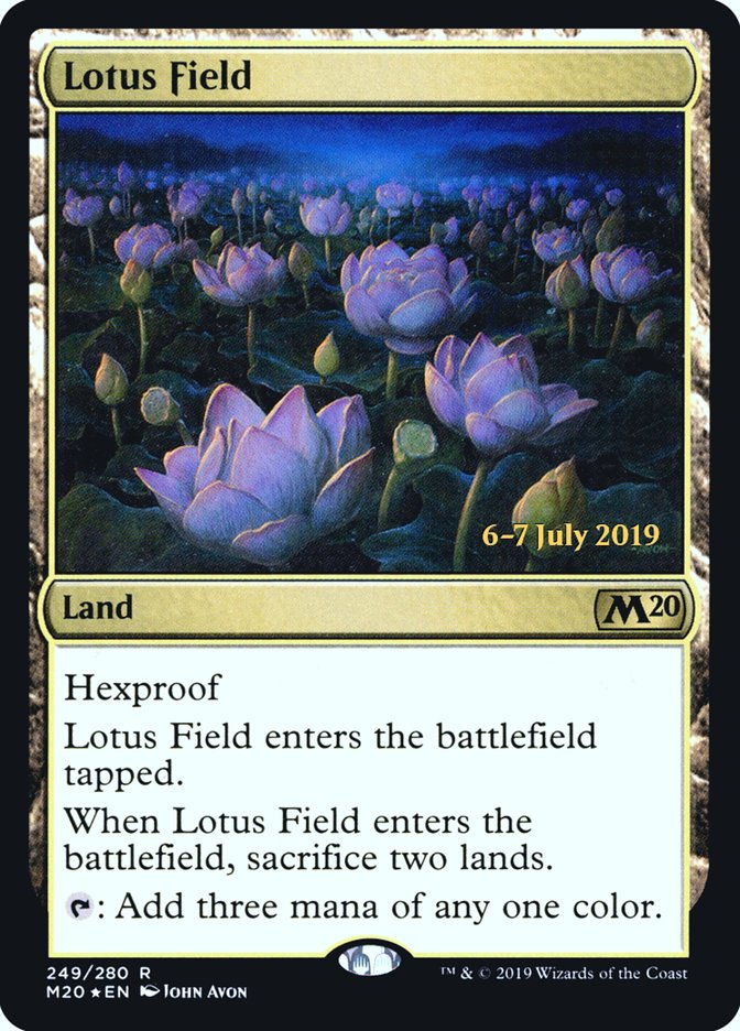 Lotus Field  [Core Set 2020 Prerelease Promos] | Cracking-Singles