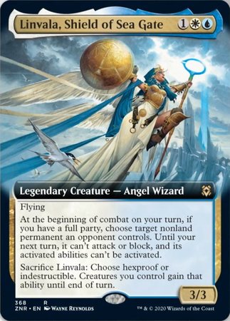 Linvala, Shield of Sea Gate (Extended Art) [Zendikar Rising] | Cracking-Singles