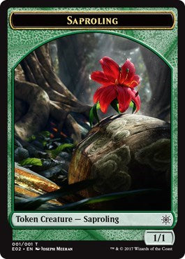 Saproling // Treasure (007) Double-sided Token [Explorers of Ixalan] | Cracking-Singles