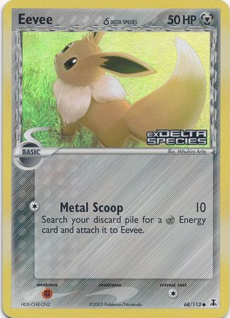 Eevee (68/113) (Delta Species) (Stamped) [EX: Delta Species] | Cracking-Singles