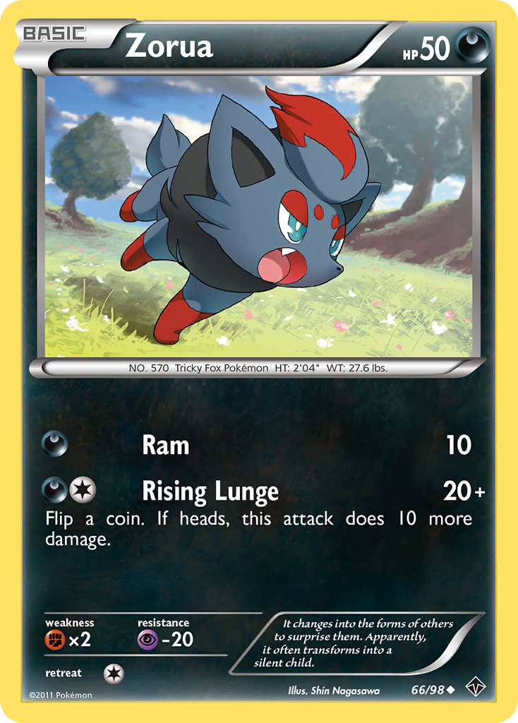 Zorua (66/98) [Black & White: Emerging Powers] | Cracking-Singles