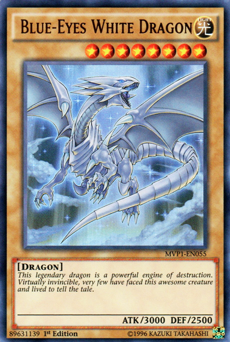 Blue-Eyes White Dragon [MVP1-EN055] Ultra Rare | Cracking-Singles