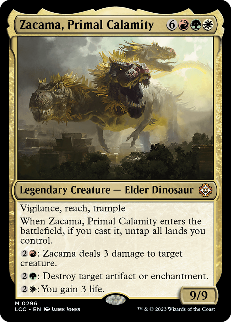 Zacama, Primal Calamity [The Lost Caverns of Ixalan Commander] | Cracking-Singles