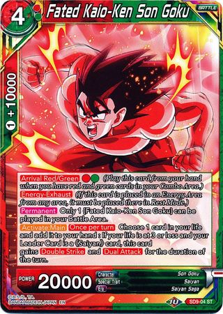 Fated Kaio-Ken Son Goku [SD9-04] | Cracking-Singles