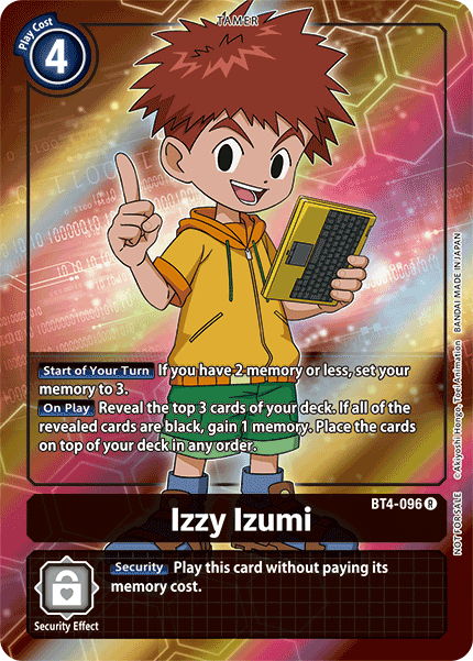 Izzy Izumi [BT4-096] (Buy-A-Box Promo) [Great Legend Promos] | Cracking-Singles