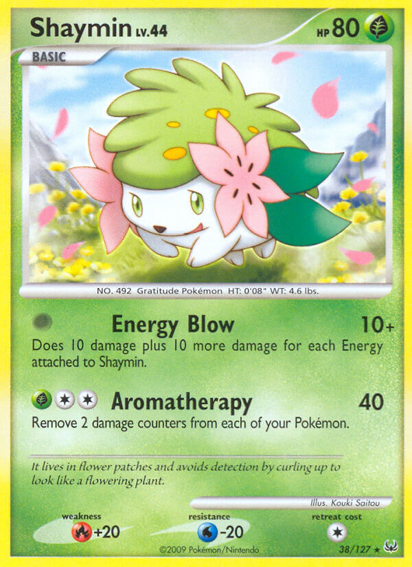 Shaymin (38/127) (Theme Deck Exclusive) [Platinum: Base Set] | Cracking-Singles