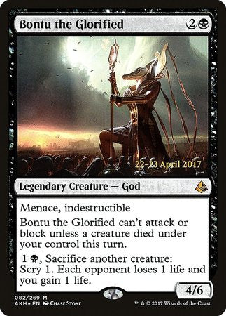 Bontu the Glorified [Amonkhet Prerelease Promos] | Cracking-Singles